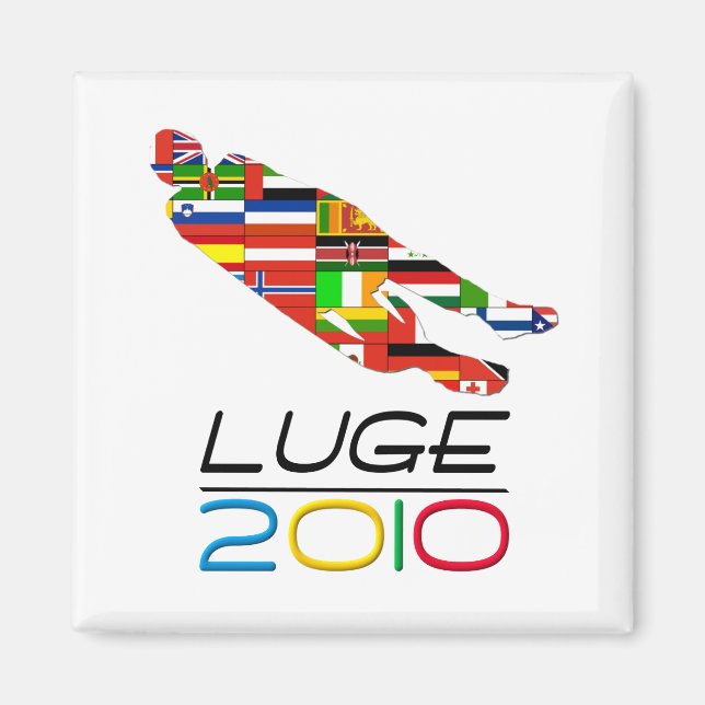 Aimant 2010 : Luge (Devant)