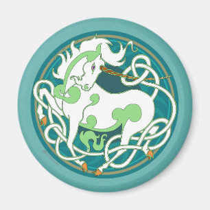 Aimant 2014 Mink Nest Unicorn Magnet-Geen/Turquoise/Blanc