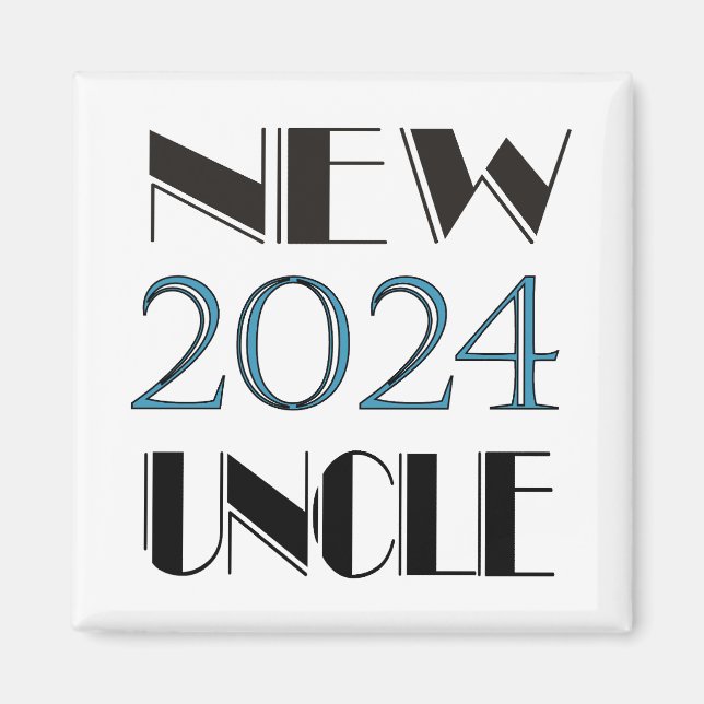 Aimant 2024 Nouveau magnétisme oncle (Devant)