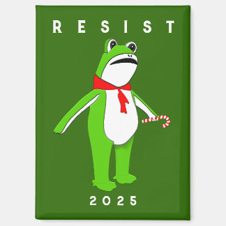 Aimant 2025 Protest Frog Resist Save USA
