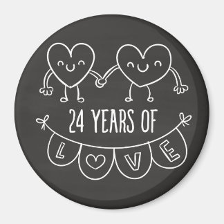 Aimant 24e Anniversary Poison de Chalk Hearts