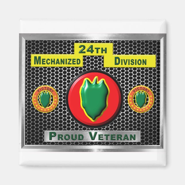 Aimant 24e division d'infanterie mécanisée (Devant)