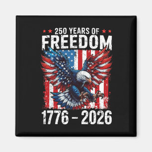 Aimant 250 Ans De Liberté 1776 2026 Ld Eagle Patriotique