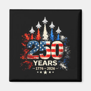 Aimant 250e anniversaire États-Unis patriotique 250 ans a