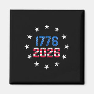 Aimant 250e anniversaire Pocket Usa 250e Drapeau Américai