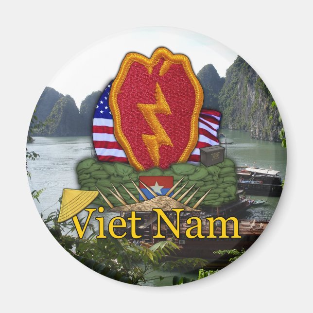 Aimant 25e ID Division d'infanterie vétérans de guerre du (Devant)