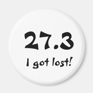 Aimant 27.3... Je me suis perdu !