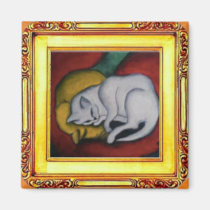 Aimant 2 Chats par Franz Marc