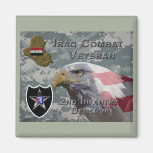 Aimant 2e Division d'infanterie Ancien combattant de comb