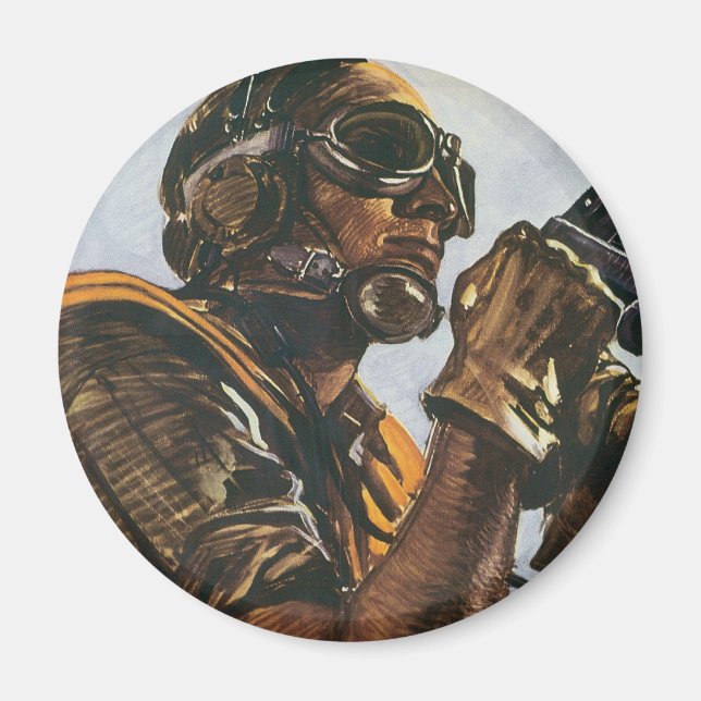 Aimant 2ÈME GUERRE MONDIALE Gunner (Devant)