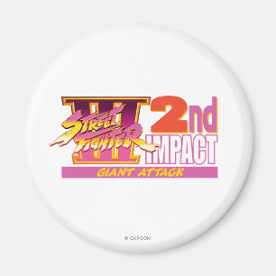 Aimant 2ème logo d'impact de Street Fighter III