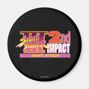 Aimant 2ème logo d'impact de Street Fighter III