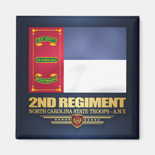 Aimant 2ème Régiment, troupes d'état de la Caroline du