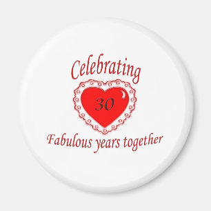 Aimant 30ème. Anniversaire