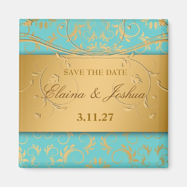 Aimant 311-Golden diVine Rapture Turquoise Enregistrer la (Devant)