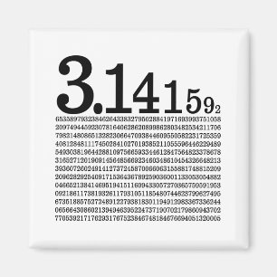 Aimant 3,1415926 Pi
