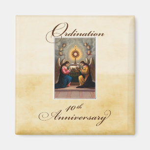 Aimant 40e anniversaire d'ordination Anges à l'autel