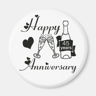 Aimant 45ème. Anniversaire