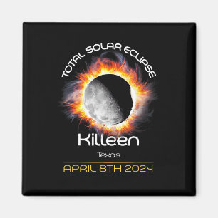 Aimant 4.08.24 Éclipse solaire totale 2024 Killeen Texas