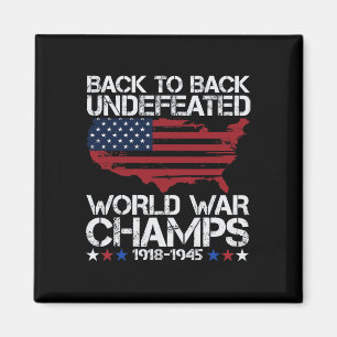 Aimant 4 juillet - Byck To Byck Unbatted World War Ch