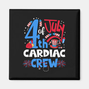 Aimant 4 juillet Équipage Cardiaque Infirmière Cardiaque 