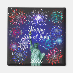 Aimant 4 juillet heureux