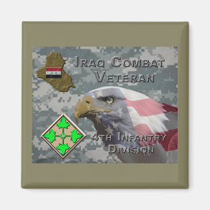 Aimant 4e Division d'infanterie Irak Vétérinaire de comba
