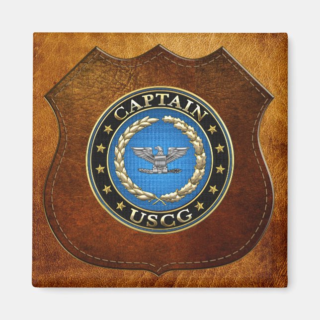 Aimant [500] Garde des côtes : capitaine (CAPT) (Devant)