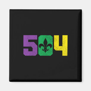 Aimant 504 Indicatif régional Pride Nola Nouvelle-Orléans