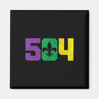 Aimant 504 Indicatif régional Pride Nola Nouvelle-Orléans