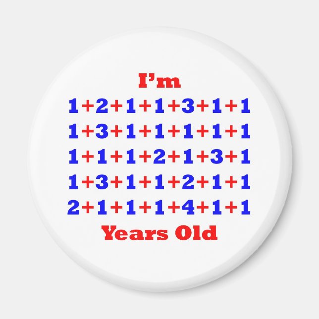 Aimant 50 ans ! (Devant)