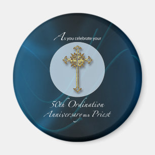 Aimant 50e anniversaire de l'ordination du prêtre