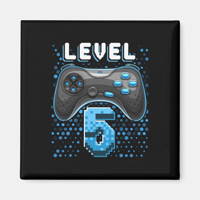 Aimant 5 Contrôleur de jeu vidéo 5Anniversaire Gamer Cade (Devant)