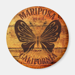 Aimant 5 de Mariposa rond