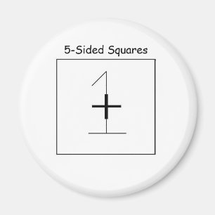 Aimant 5-Sided ajuste l'aimant officiel de réfrigérateu