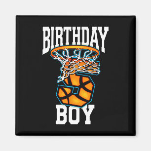 Aimant 5e anniversaire Basketball 5 ans Enfants Cadeau