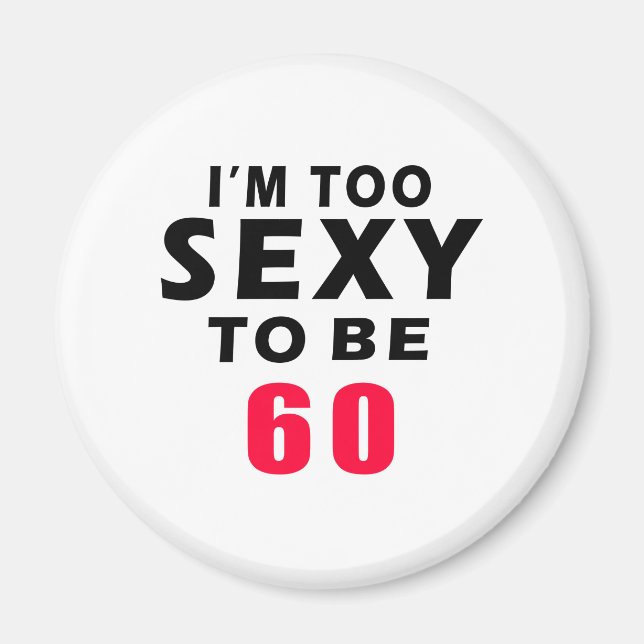 Aimant 60 ans (Devant)