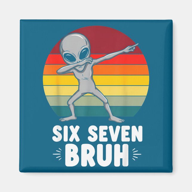 Aimant 67 Animals Funny 67 Brainrot Youth Kids Alien 67  (Devant)