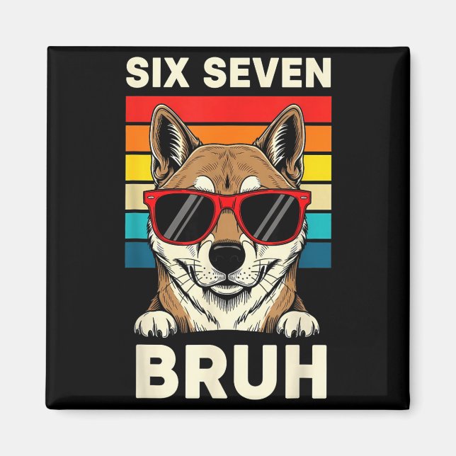 Aimant 67 Animals Funny 67 Brainrot Youth Kids Dog 67  (Devant)