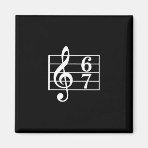 Aimant 67 Argot de mème musical Musicien Enfants Prof de