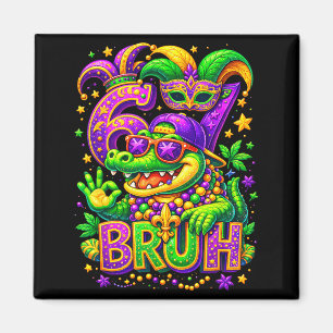 Aimant 67 Bruh Crocodile Mexique Vacances Mardi Gras