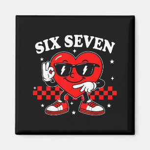 Aimant 67 Cœur de la Saint-Valentin Six Sept 6 7 Mème Sai