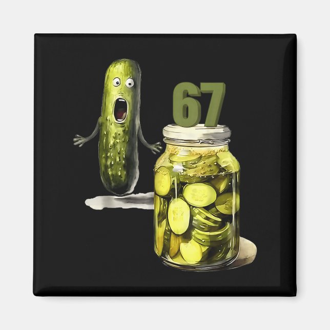 Aimant 67 Meme Ckle Surprise Un Pot De Tranches De Ckles  (Devant)