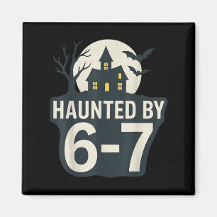 Aimant 67 Meme Maison Halloween Soky - Six Seven Gen Alph