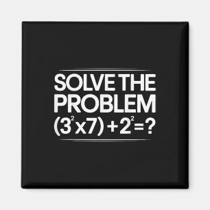 Aimant 67 Meme Math Drôle Six Sept Professeur Brainrot Bl
