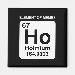 Aimant 67 Meme Numéro Élément du Tableau Périodique des M