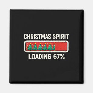 Aimant 67 Meme Six Seven Esprit de Noël Chargement Gen Z 