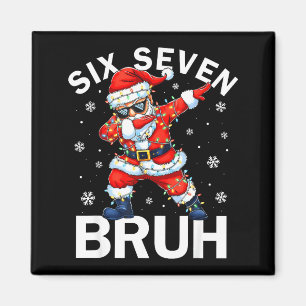 Aimant 67 Noël Drôle Six Sept Bruh Meme Dabbing San