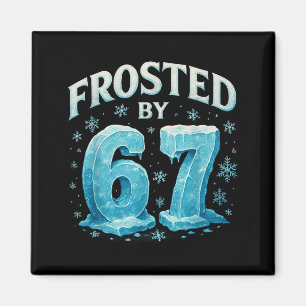 Aimant 67 Noël Glace Gelée Froid 6 7 Mème Internet Xmas