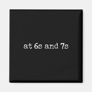 Aimant 67 Prof de anglais Meme Six Seven Idiome Drôle Ens
